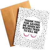 Card - Thank you for saving me