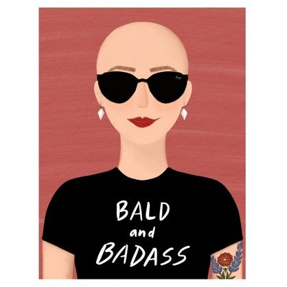 Card - Bald and Badass