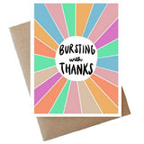 Card - Bursting with Thanks