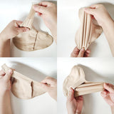 Breast Form Cover - Asymmetrical with Hook