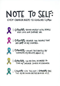 Card - Note to Self