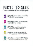 Card - Note to Self