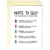 Card - Note to Self
