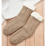 Slipper Socks Sherpa Non-Skid