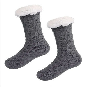 Slipper Socks Sherpa Non-Skid