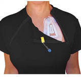 ComfyChemo® Port Access Shirts - Women | Short Sleeve
